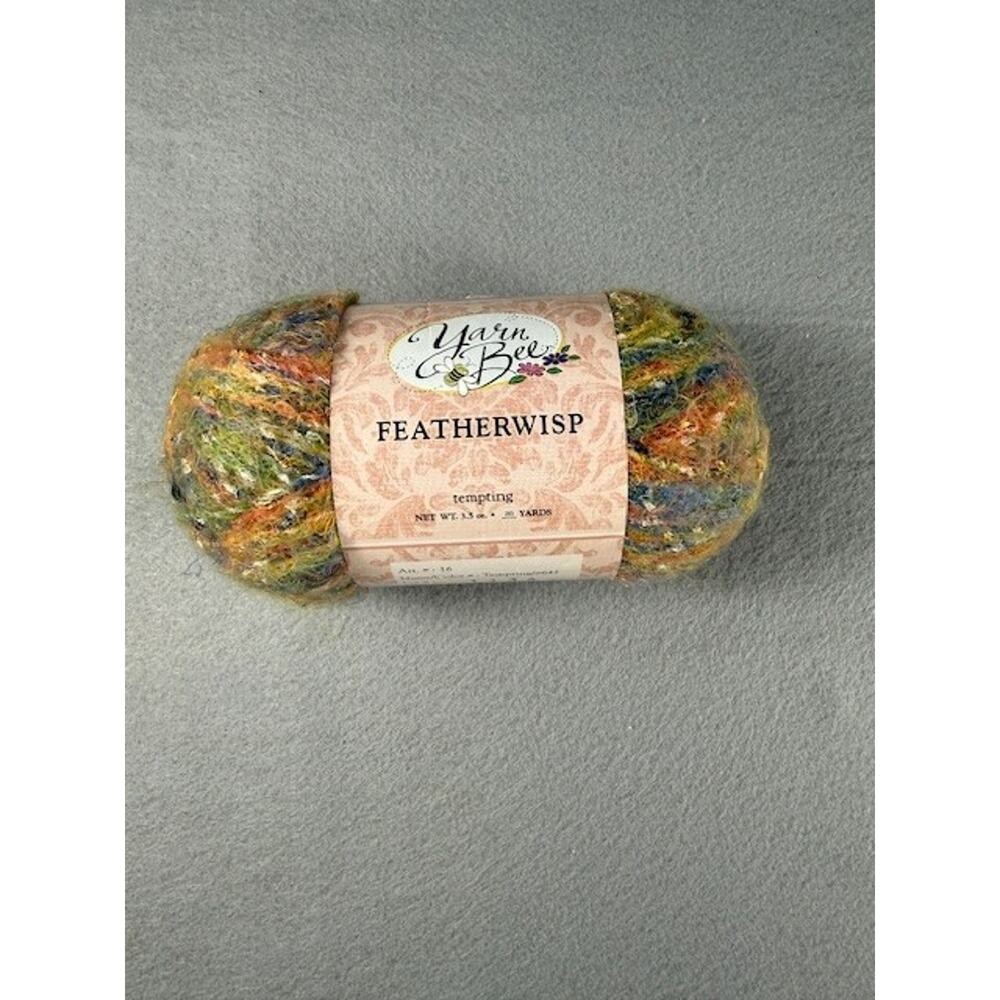 Yarn Bee Featherwhisp Tempting #642 Multi Color Yarn New
